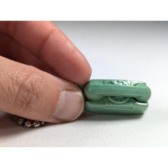 Vintage 2 STARLITE telephone advertising keyrings, Retro wall mounted rotary - Picture 7 of 8